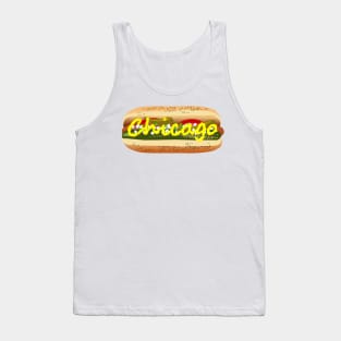 Chicago Hot Dog Tank Top